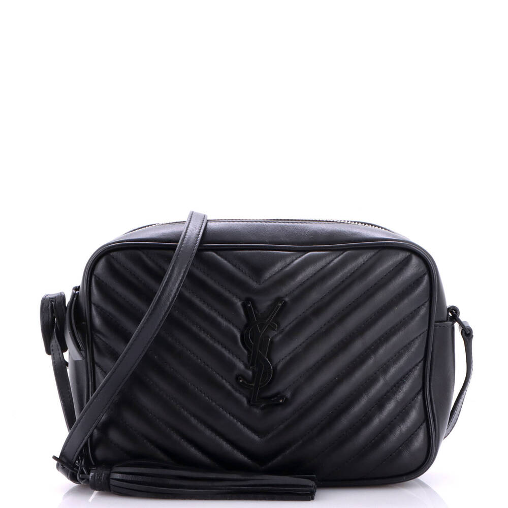 Saint Laurent Small Lou Camera Bag Matelasse Chevron Leather
